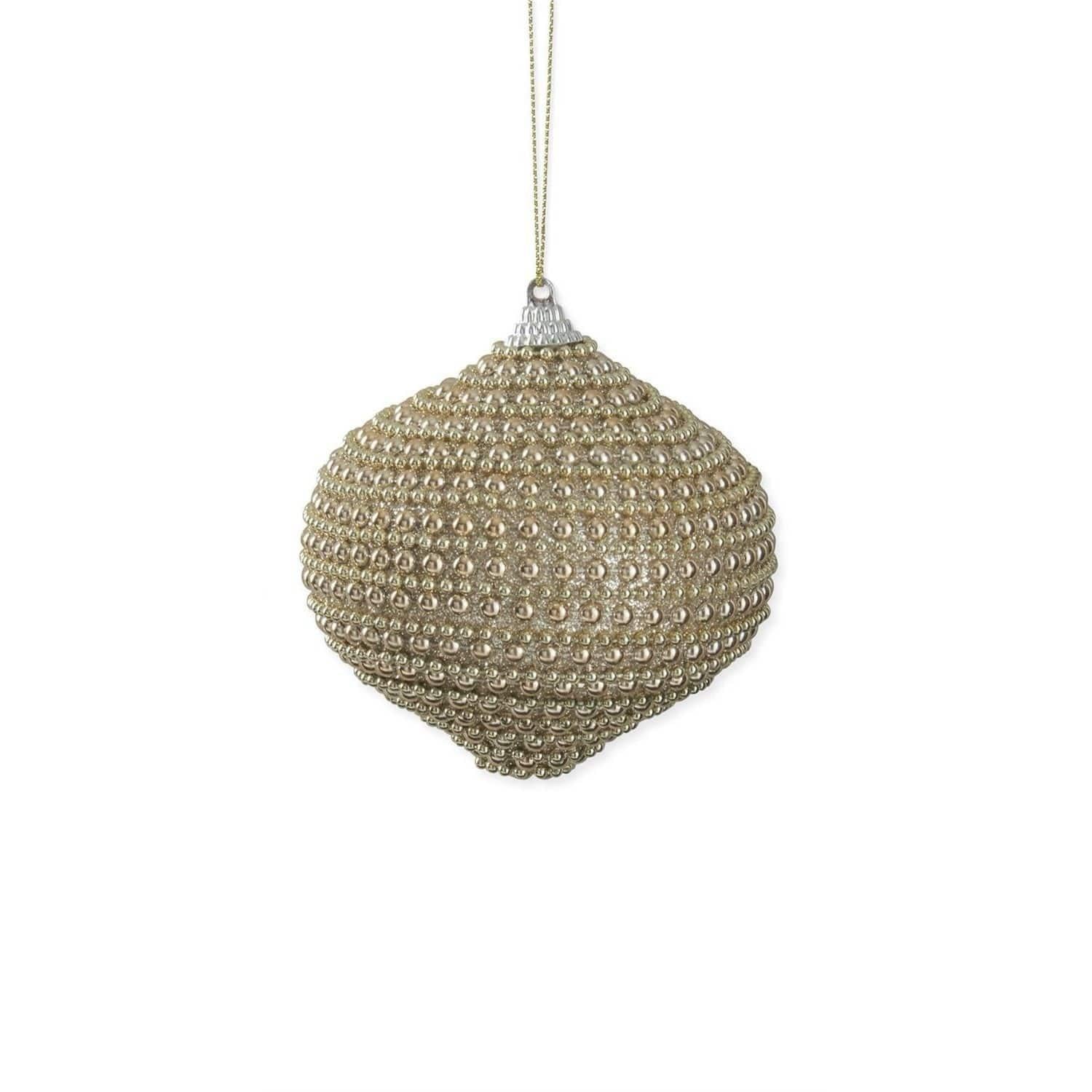 Gold Pearl Ornament